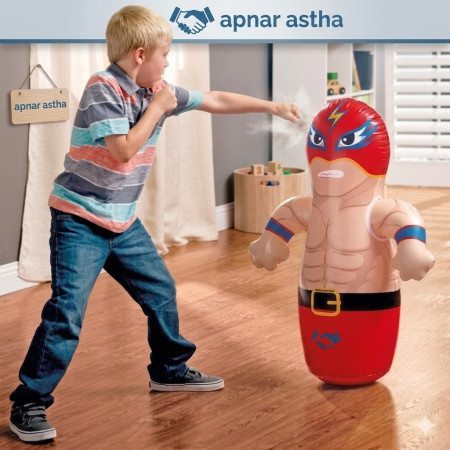Childrens Super Hero Punching Toy (Pumper Free)