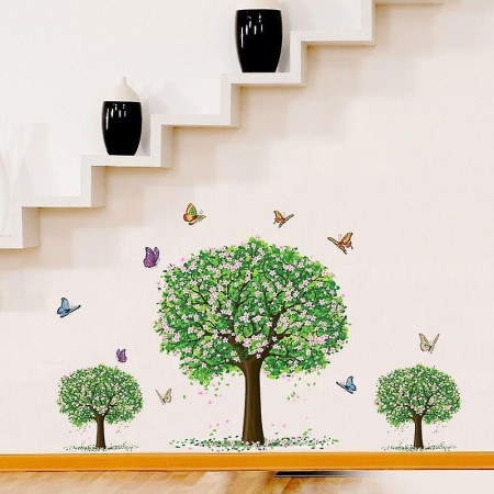 3D Spring Trees Wall Sticker (W19)